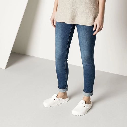 BIRKENSTOCK Boston Essentials EVA White: bianco zoccoli da donna