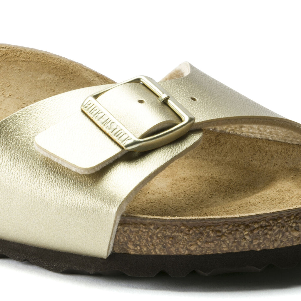 BIRKENSTOCK Madrid BF GOLD: dorato sandali da donna