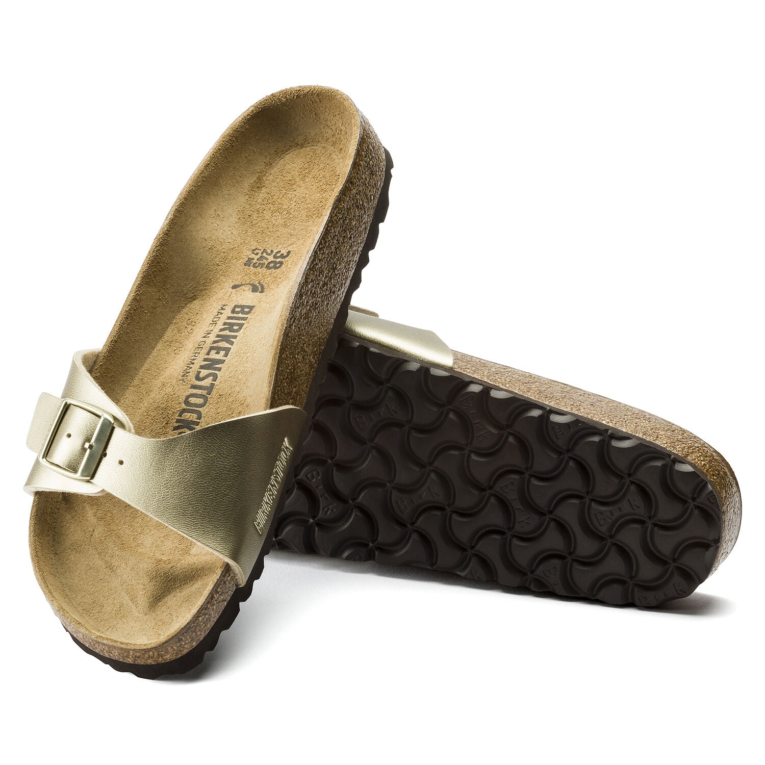 BIRKENSTOCK Madrid BF GOLD: dorato sandali da donna