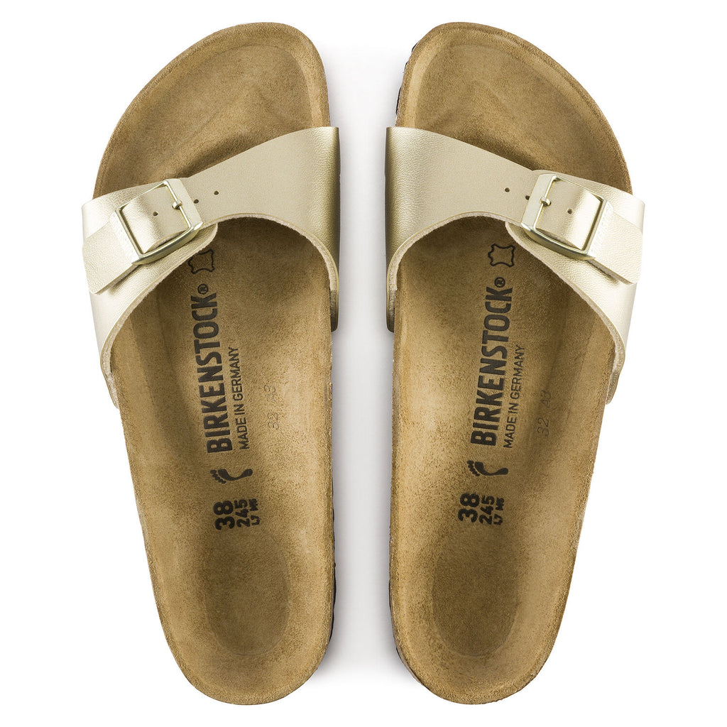 BIRKENSTOCK Madrid BF GOLD: dorato sandali da donna