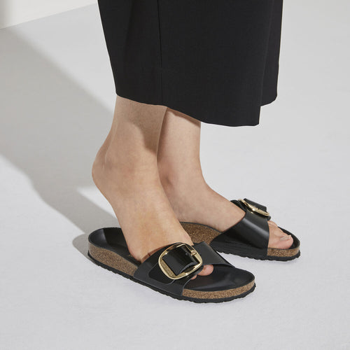 BIRKENSTOCK | SANDALIAS | MUJER | MADRID BB LENA HIGH SHINE BLACK HEX | NEGRO