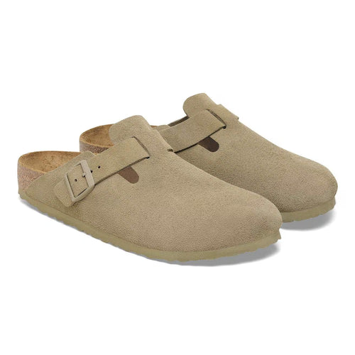 BIRKENSTOCK Boston Faded Khaiki Narrow: caqui сабо унісекс