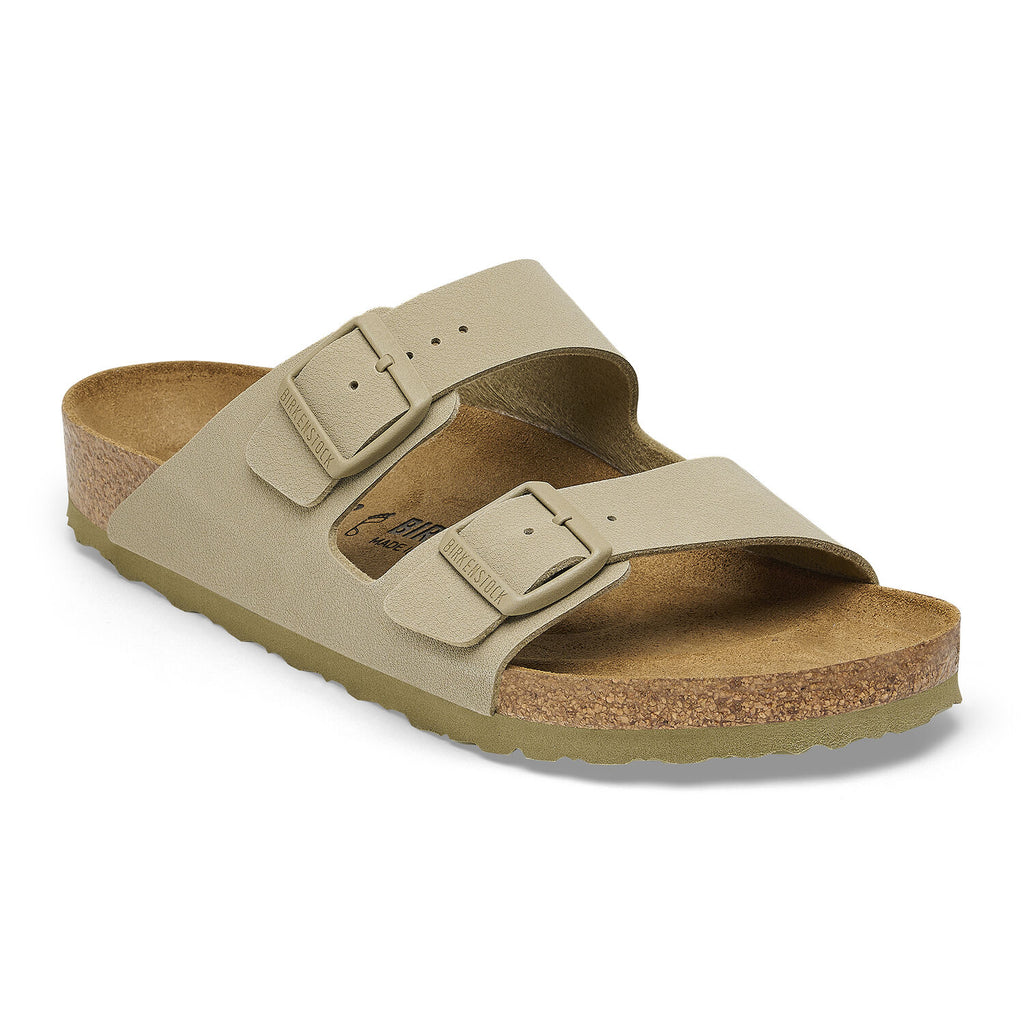 BIRKENSTOCK Arizona Birko FLOR Faded Khaki: caqui сандалии унисекс