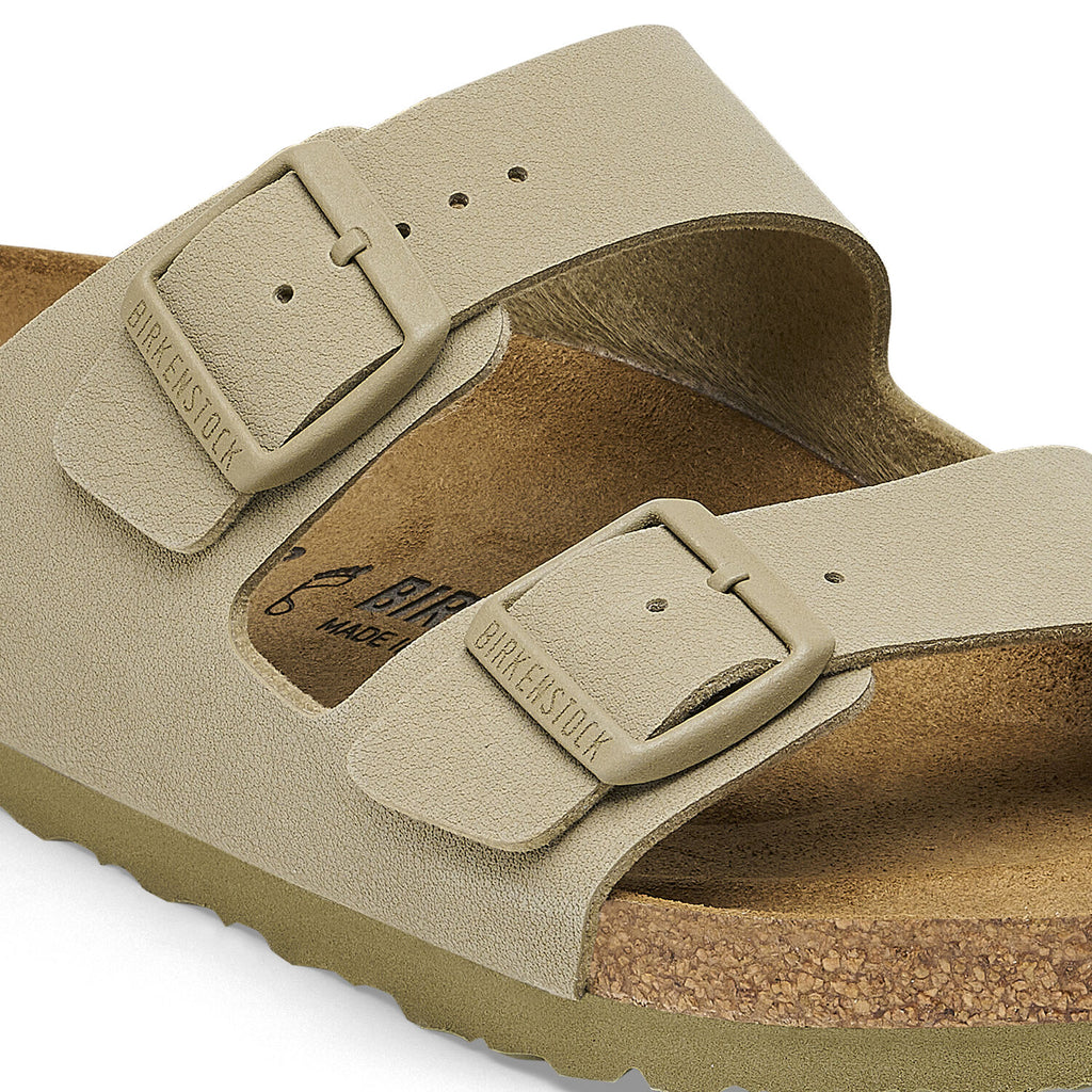 BIRKENSTOCK Arizona Birko FLOR Faded Khaki: caqui сандалии унисекс