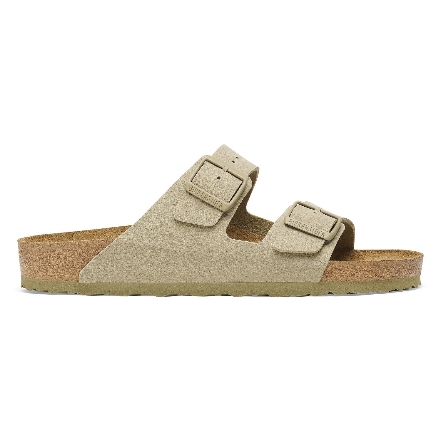 BIRKENSTOCK Arizona Birko FLOR Faded Khaki: caqui сандалии унисекс