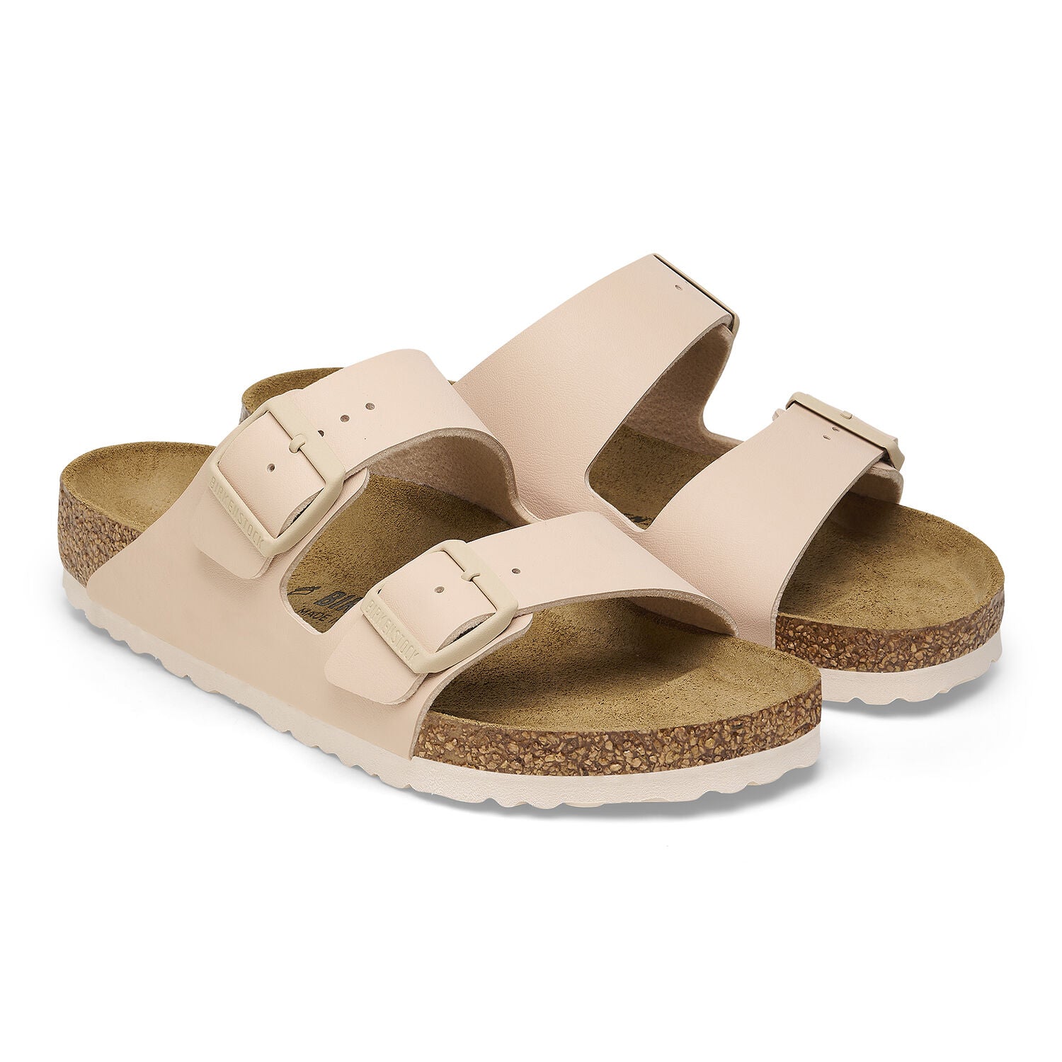 BIRKENSTOCK Arizona Birko FLOR NEW: beige sandali da donna