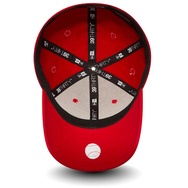 NEW ERA 39THIRTY League Basic Neyyan Scarlet/wht ROJA: red cap unisex