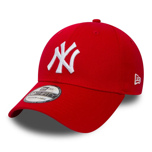 NEW ERA 39THIRTY League Basic Neyyan Scarlet/wht ROJA: vermell gorra unisex
