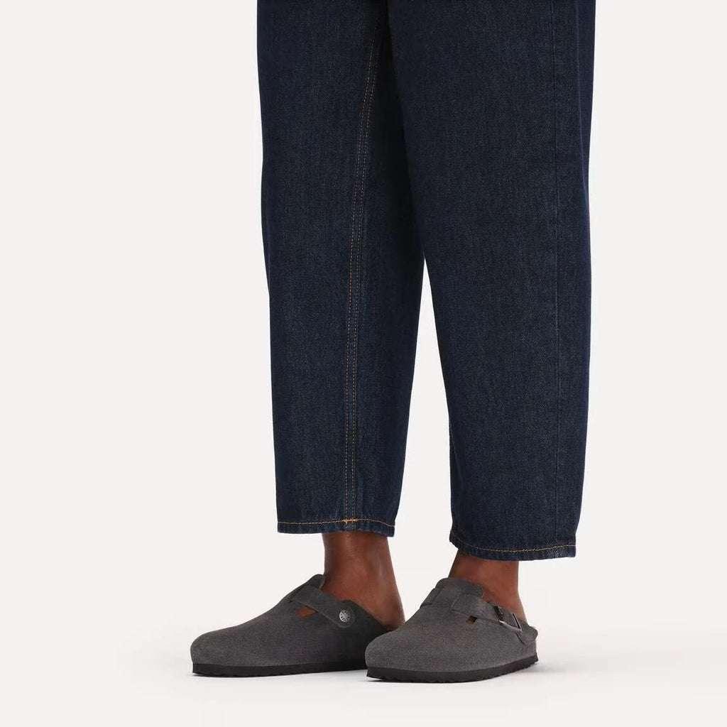 BIRKENSTOCK Boston LEVE Charcoal: 灰色 木屐 中性