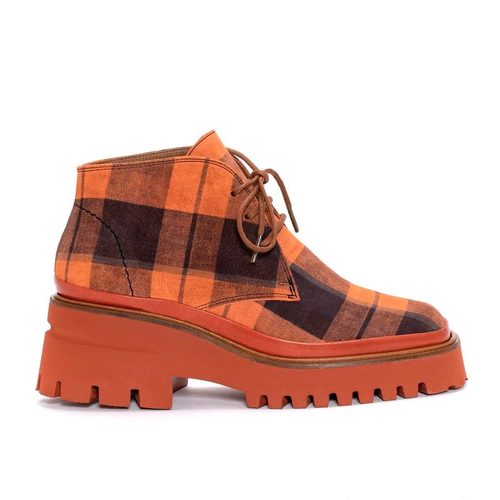 PONS QUINTANA EVA Apricot Scotish Naranja: naranja アンクルブーツ レディース