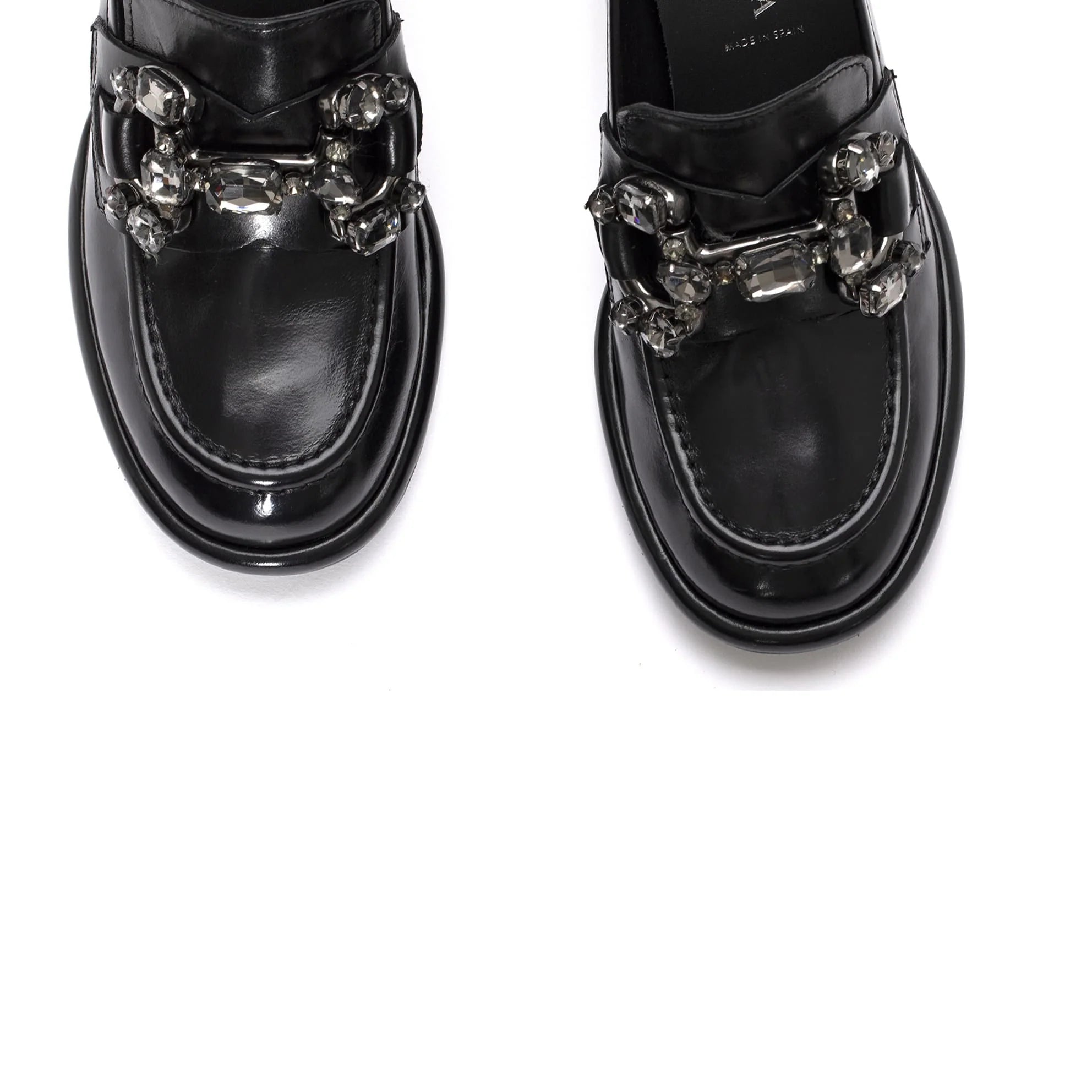 PONS QUINTANA Emilia Royal Nepal Negro: ブラック ローファー レディース