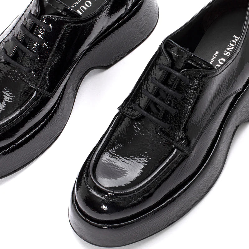 PONS QUINTANA | ZAPATOS DERBY | MUJER | FLIPER NEGRO NAPA LC | NEGRO