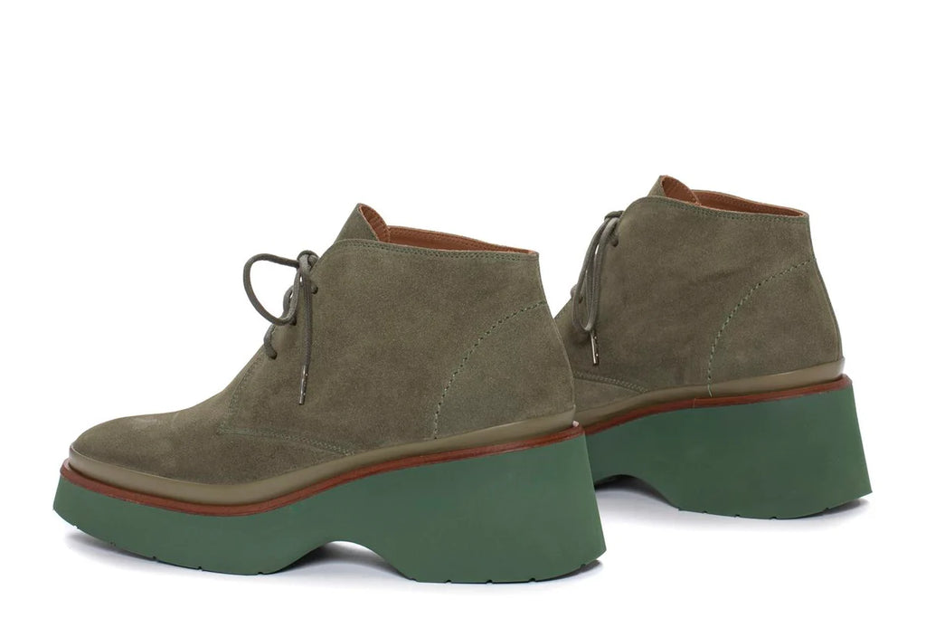 PONS QUINTANA | BOTINES | MUJER | RAQUEL BOSQUE VELOUR | VERDE