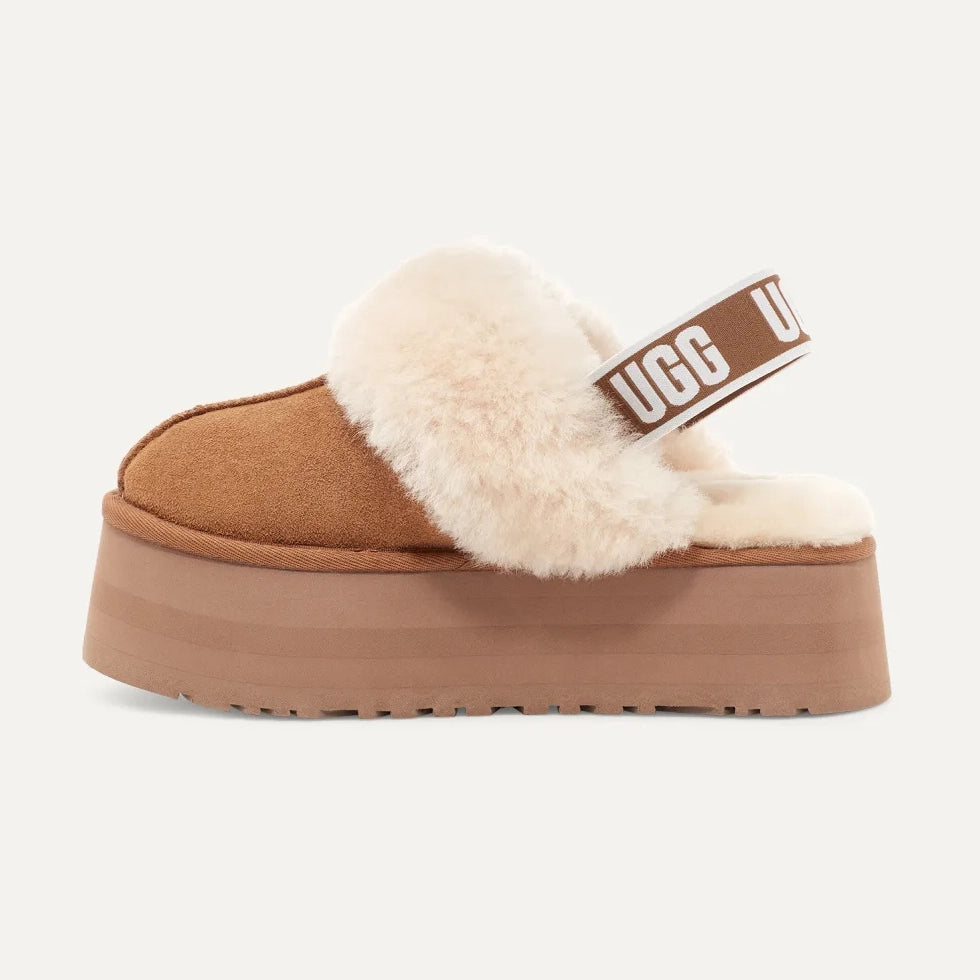 UGG Funkette Chestnut: коричневий сабо для жінок
