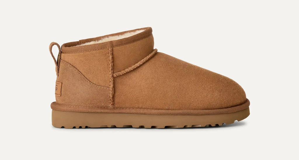 UGG W Classic Ultra MINI Chestnut: коричневий чоботи для жінок