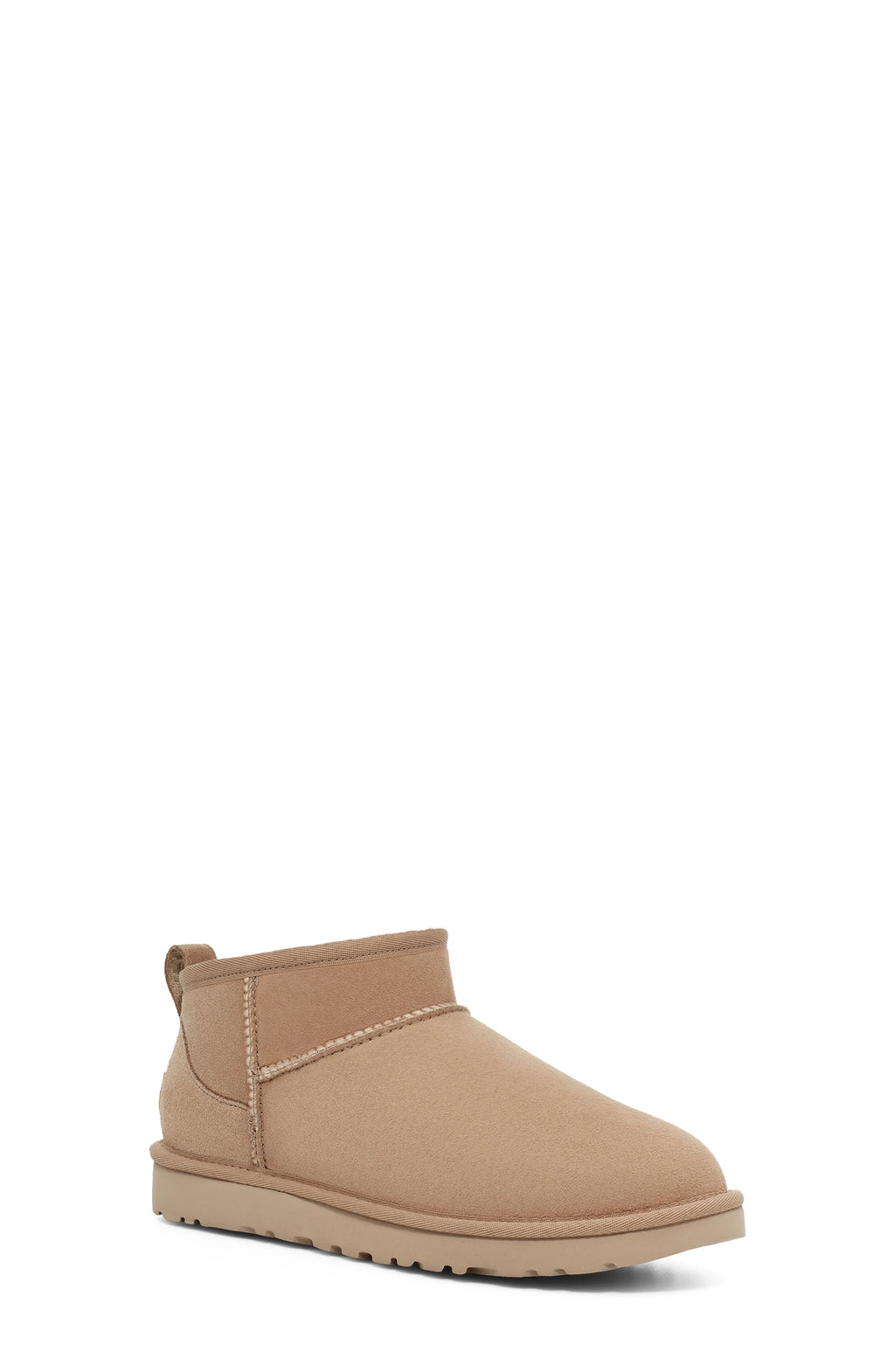 UGG Classic Ultra MINI SAND: beige ankle boots for women