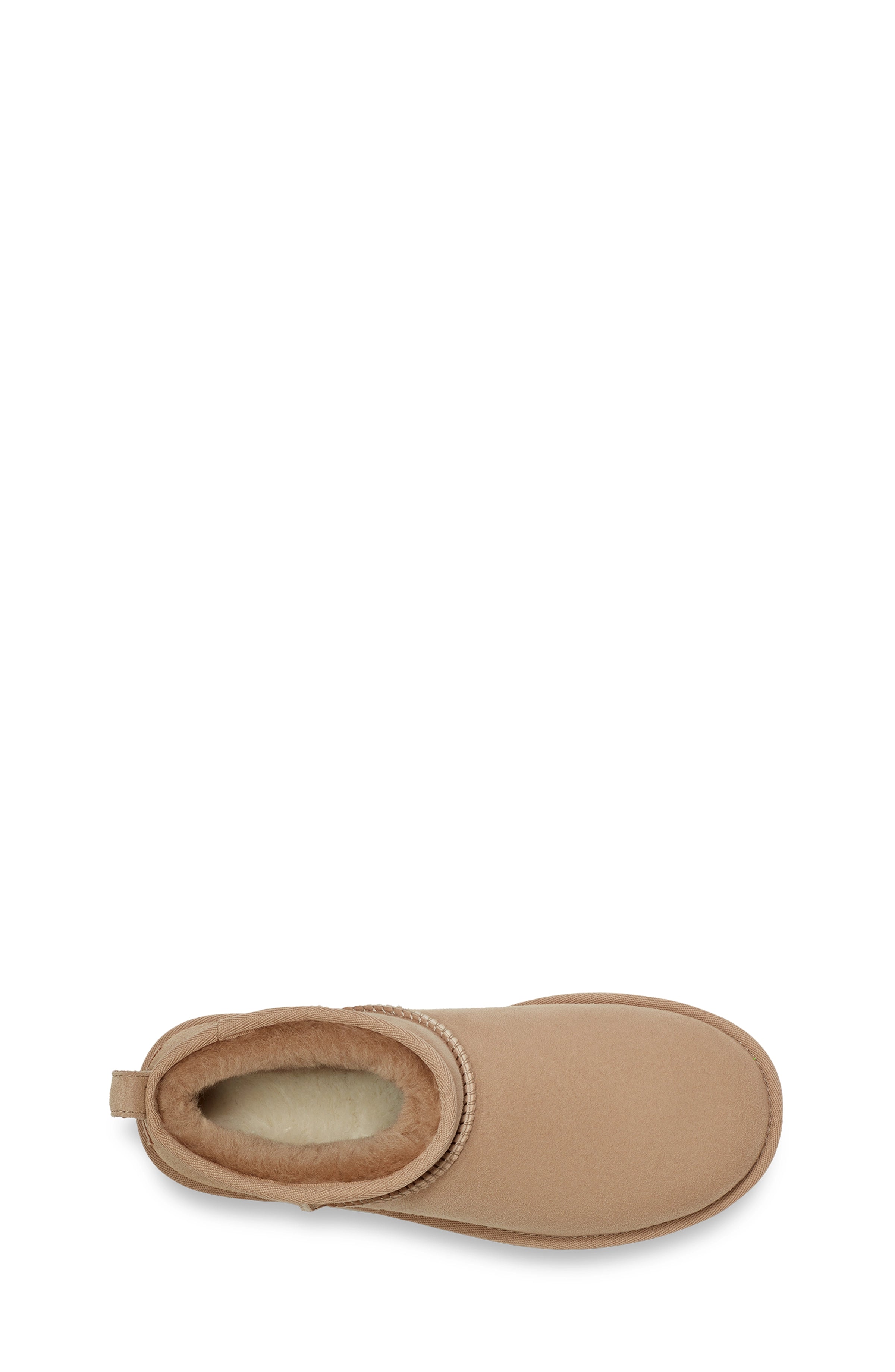 UGG Classic Ultra MINI SAND: beige ankle boots for women