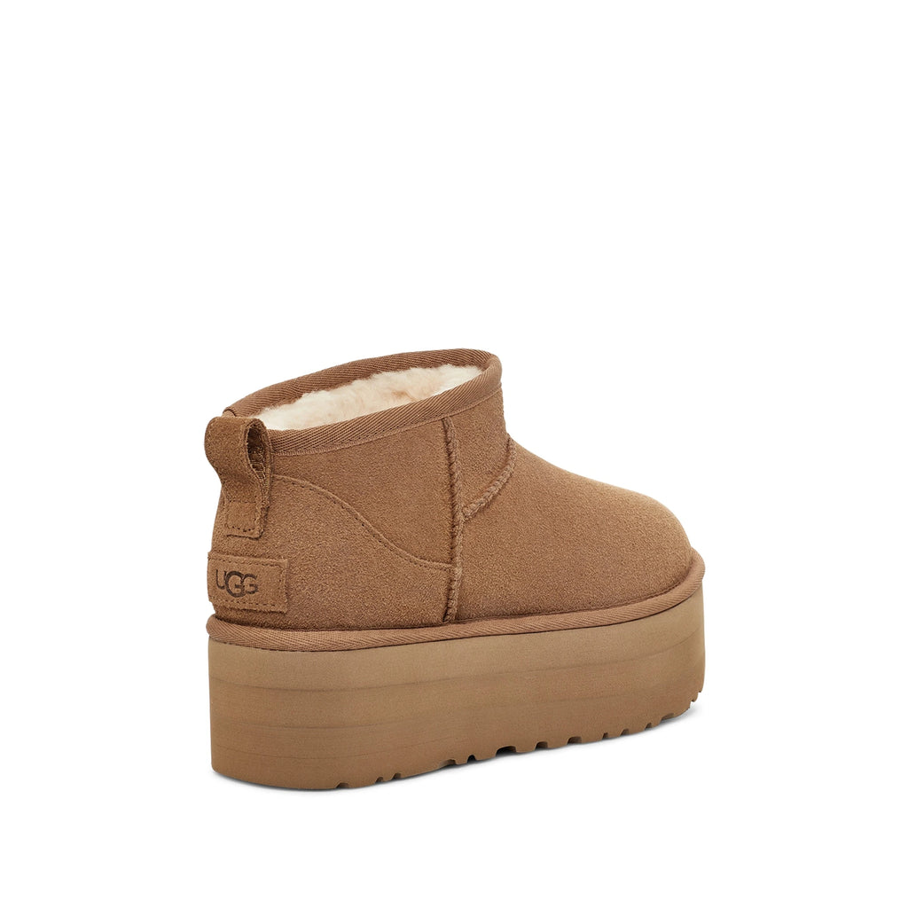 UGG | BOTINES | MUJER | W CLASSIC ULTRA MINI PLATFORM CHE CHESTNUT | MARRÓN