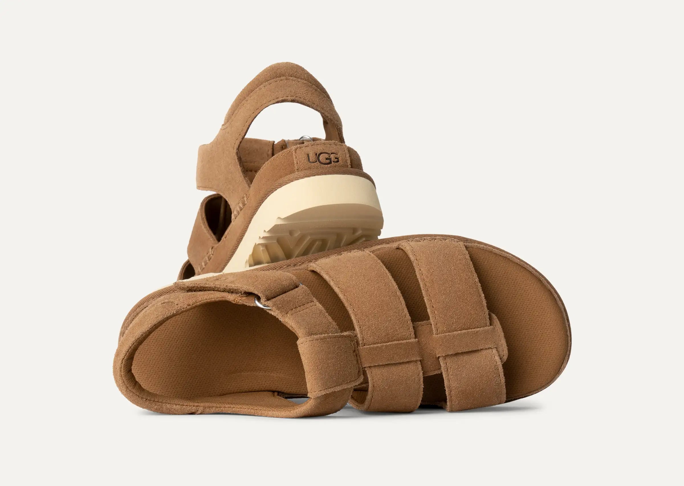 UGG W Goldenstar Strap: brown sandals for women
