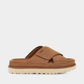 UGG W Goldenstar Cross Slide Chestnut: marró sandàlies per a dona