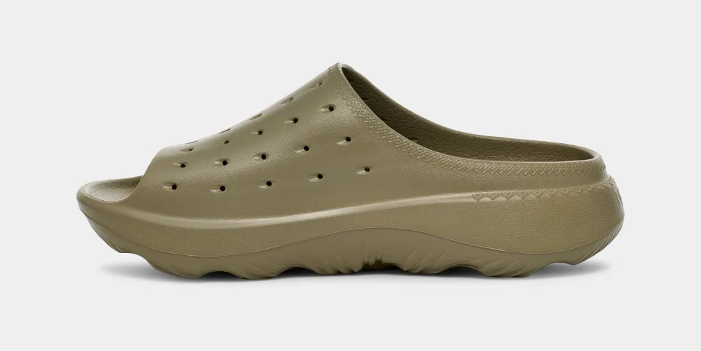 UGG M Slide IT Burnt Olive: зелений сандалі унісекс