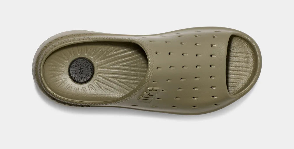 UGG M Slide IT Burnt Olive: зелений сандалі унісекс
