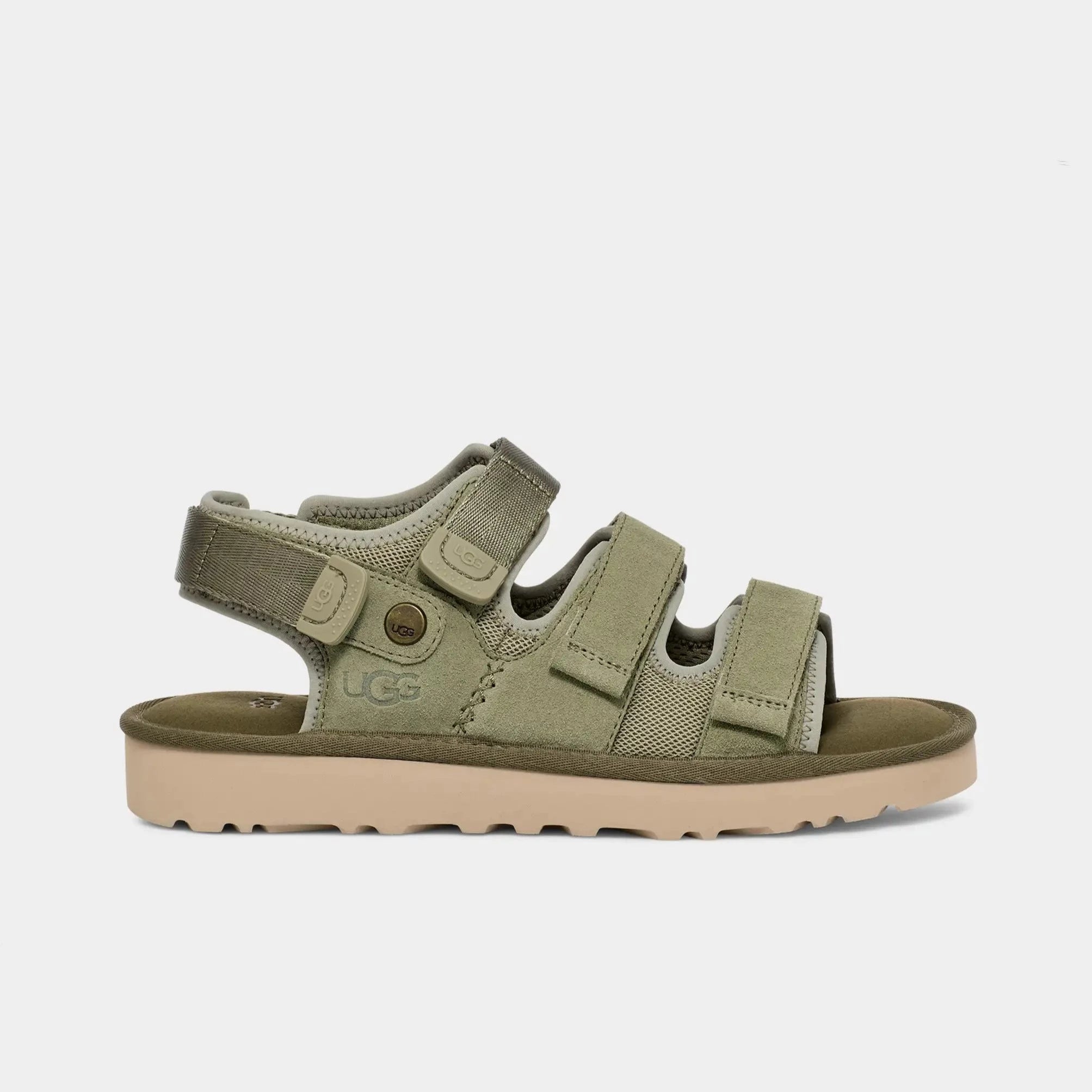 UGG M Goldencoast Multistrap Shaded Clover: green sandals unisex