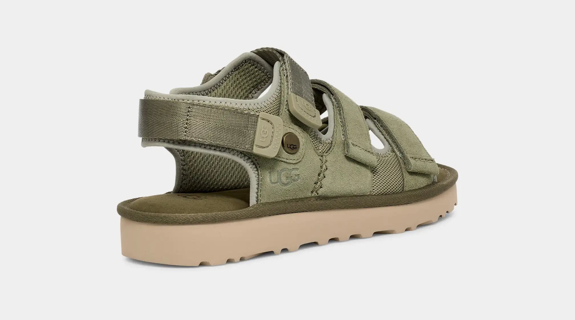 UGG M Goldencoast Multistrap Shaded Clover: green sandals unisex