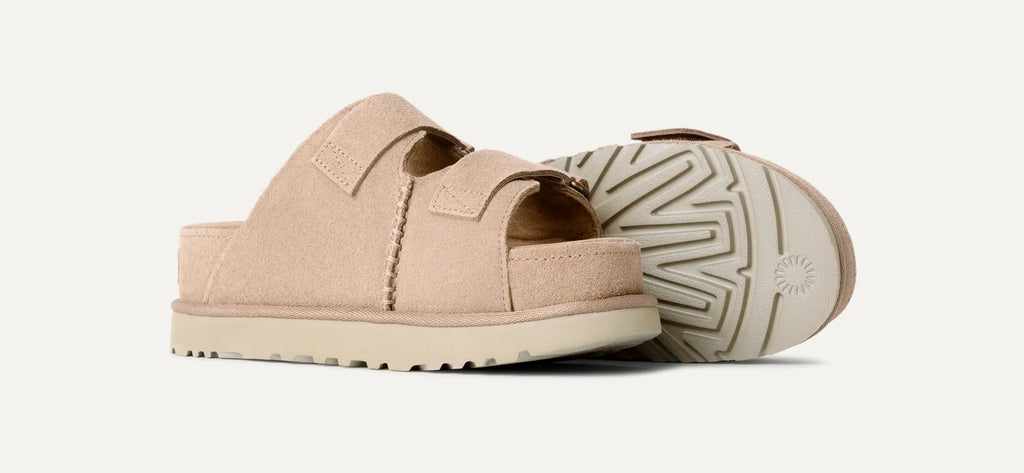 UGG W Goldenstar HIGH Slide: beix sandàlies per a dona