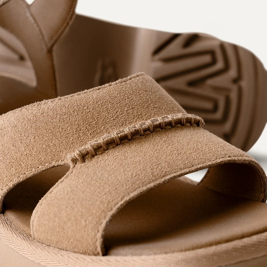 UGG W NEW Heights Ankle Strap: коричневий сандалі для жінок