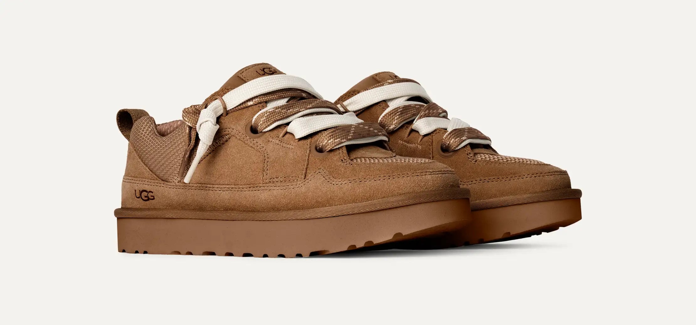 UGG W LOW Lowmel Chestnut: بني سنيكرز للنساء