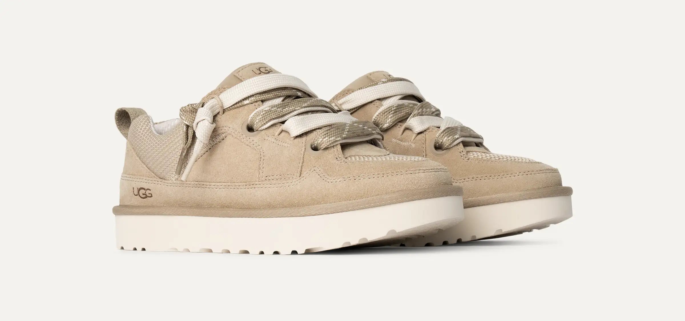 UGG Lowmel SAND: beige trainers for women
