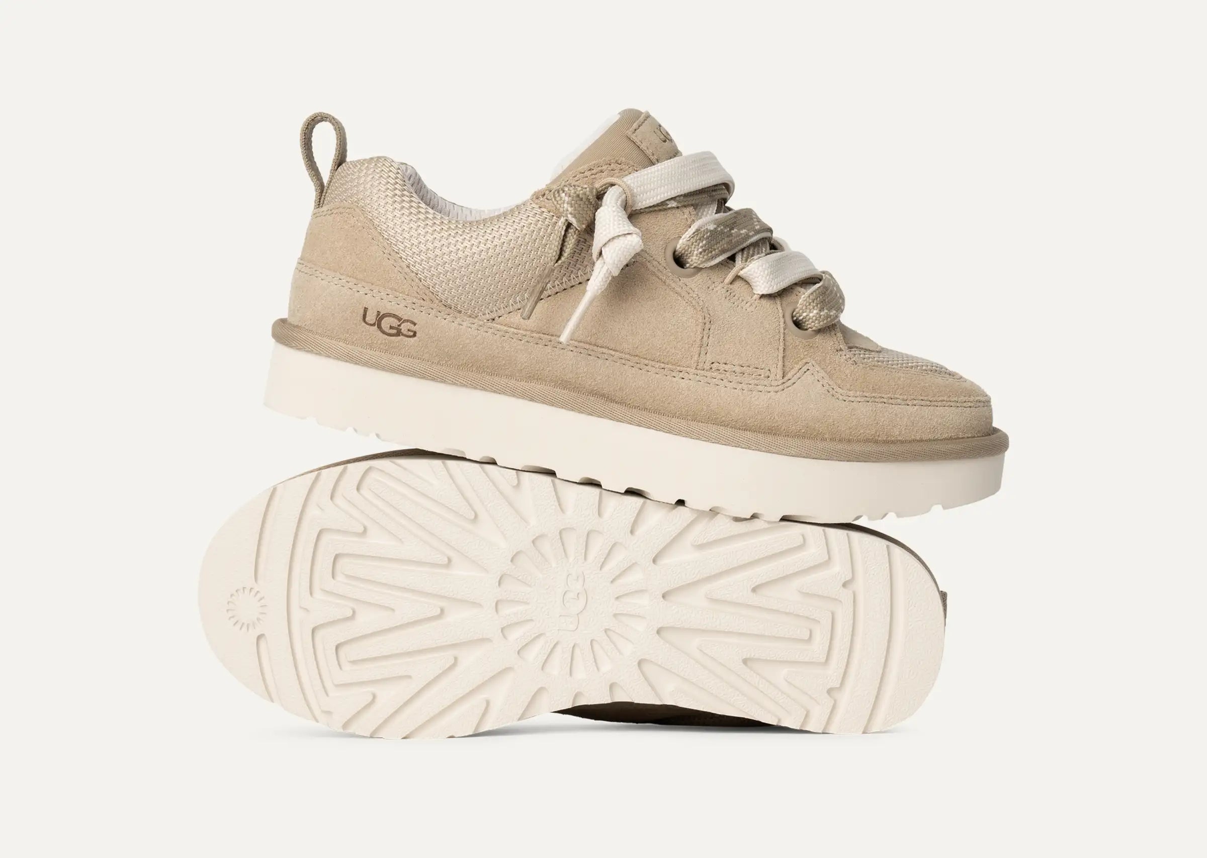 UGG Lowmel SAND: beige trainers for women