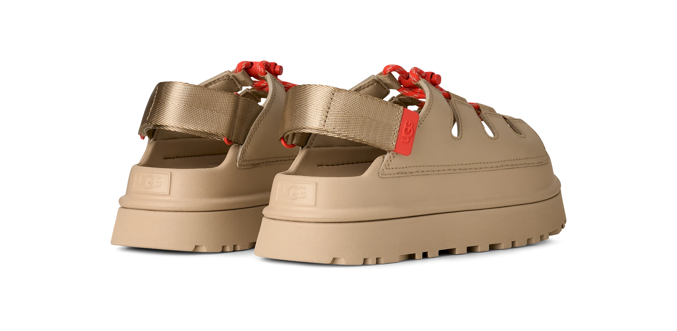 UGG W Goldenglow Toggle Mustard SEED: beige sandals for women