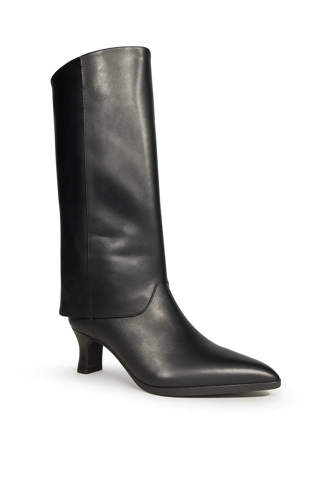 INES PALLISER Nappa Negro: black boots for women