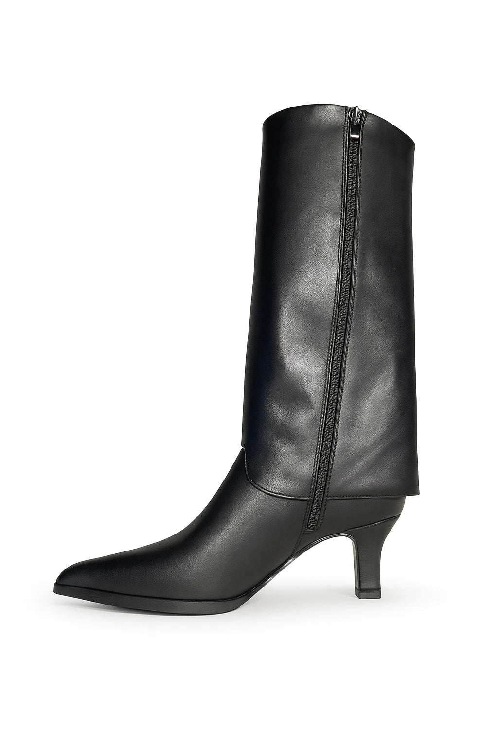 INES PALLISER Nappa Negro: black boots for women