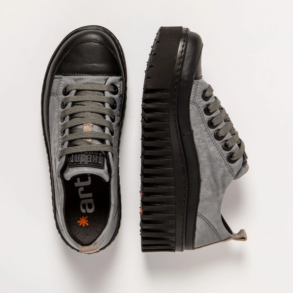 ART | SNEAKERS | MUJER | 1518 BRIGHTON NYLON GREY-BLACK | GRIS