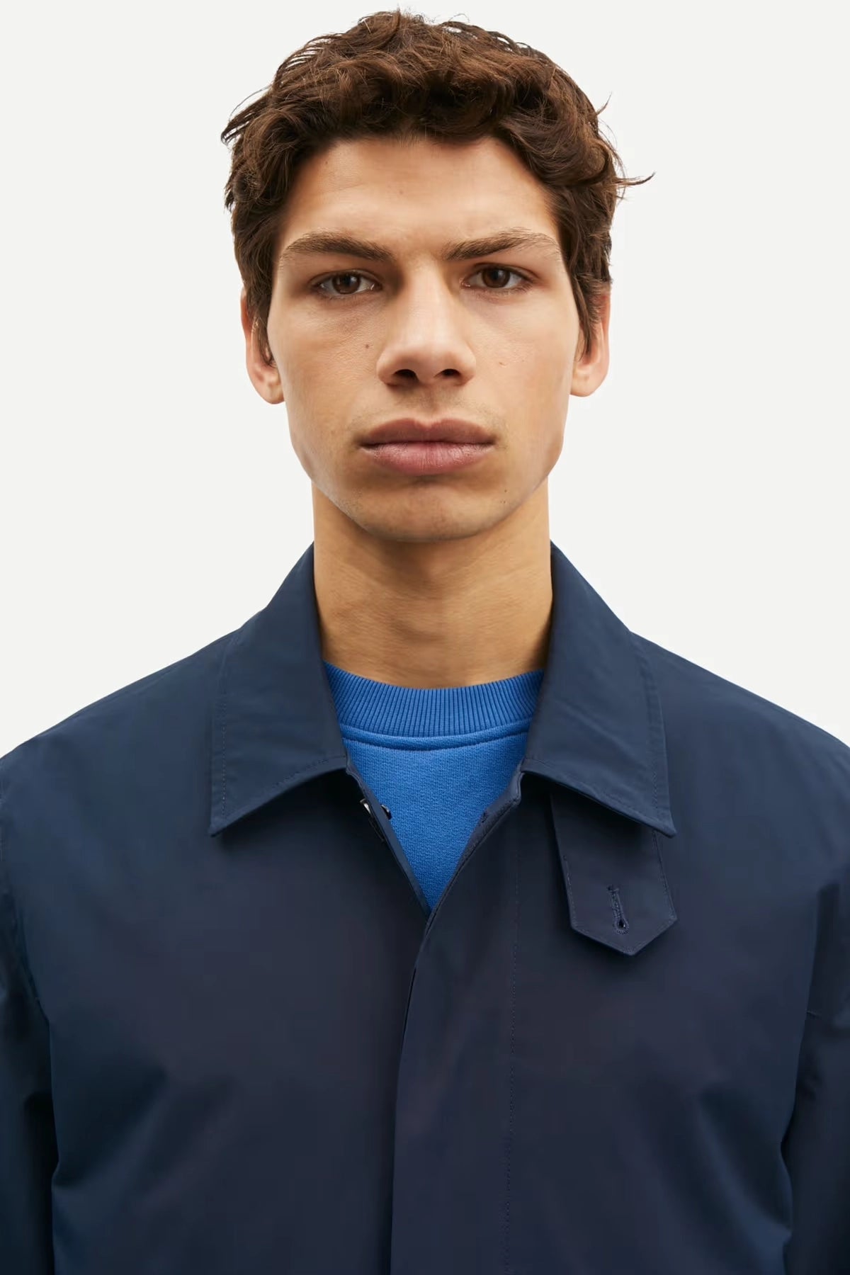 SAMSOE SABO Salute: blue jacket for men