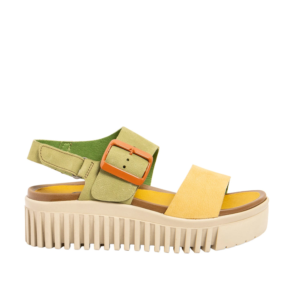 ART Brighton Multi Liken-honey: amarillo sandals for women