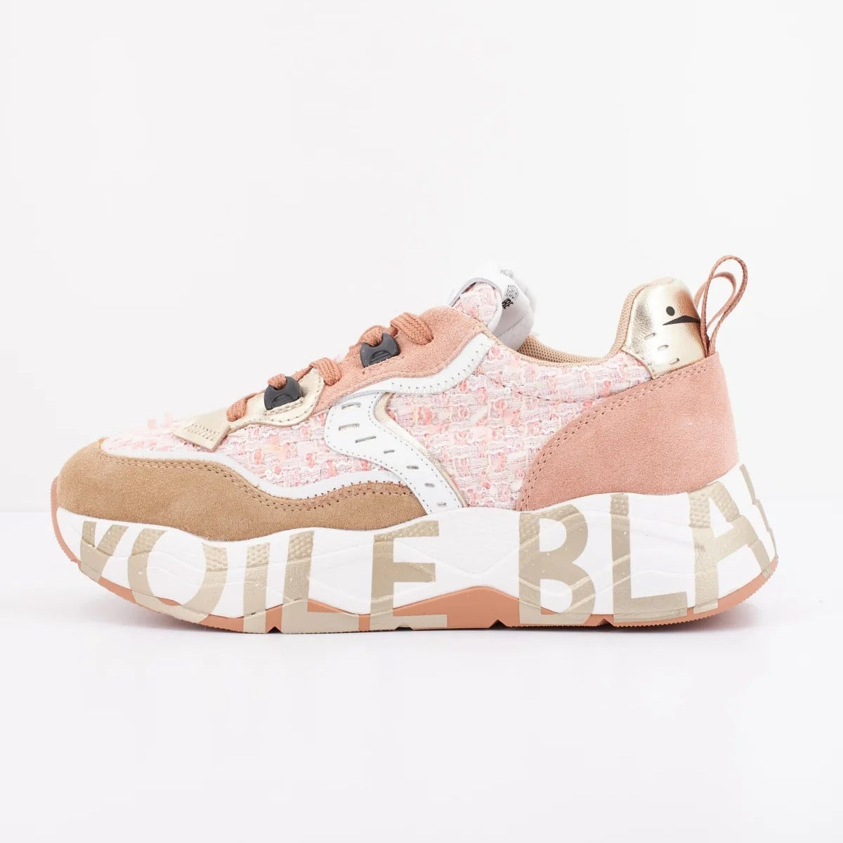 VOILE BLANCHE CLUB105: pink trainers for women