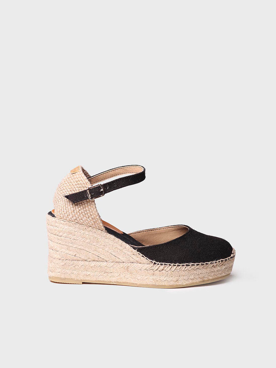 TONI PONS Negro: negre espadrilles dona per a dona