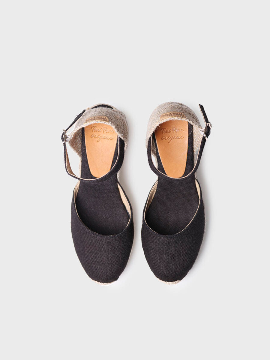 TONI PONS Negro: negre espadrilles dona per a dona