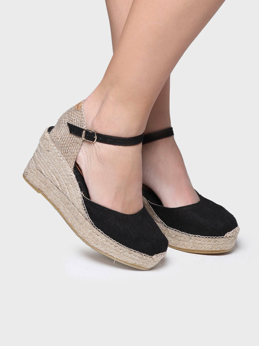 TONI PONS Negro: negre espadrilles dona per a dona