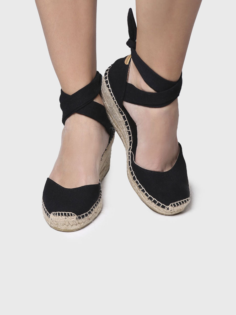 TONI PONS Julia Negre: negre espadrilles per a dona