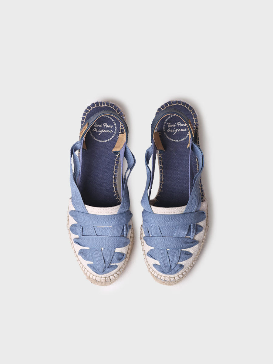 TONI PONS RIO CU TEXA: blau espadrilles per a dona