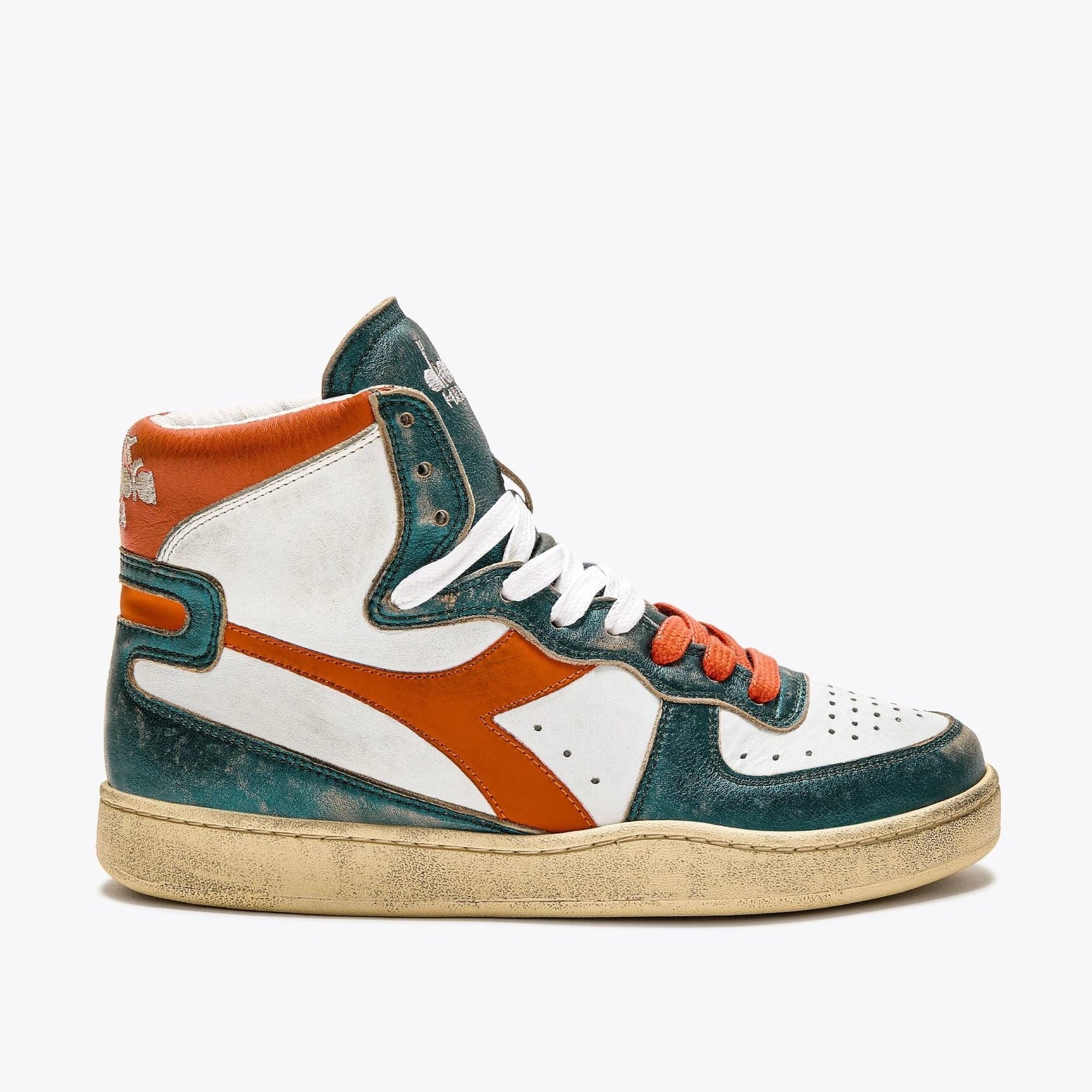 DIADORA M Basket MET MIX USED White/tr Orange: weiß Sneaker für Damen