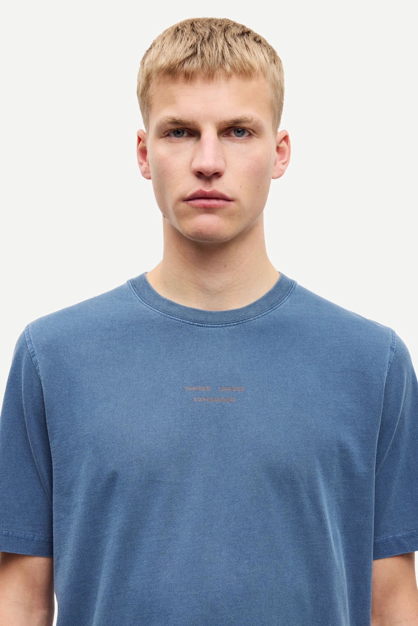 SAMSOE Samarcus T-shirt 15 Midnight NAVY: синий футболка для мужчин