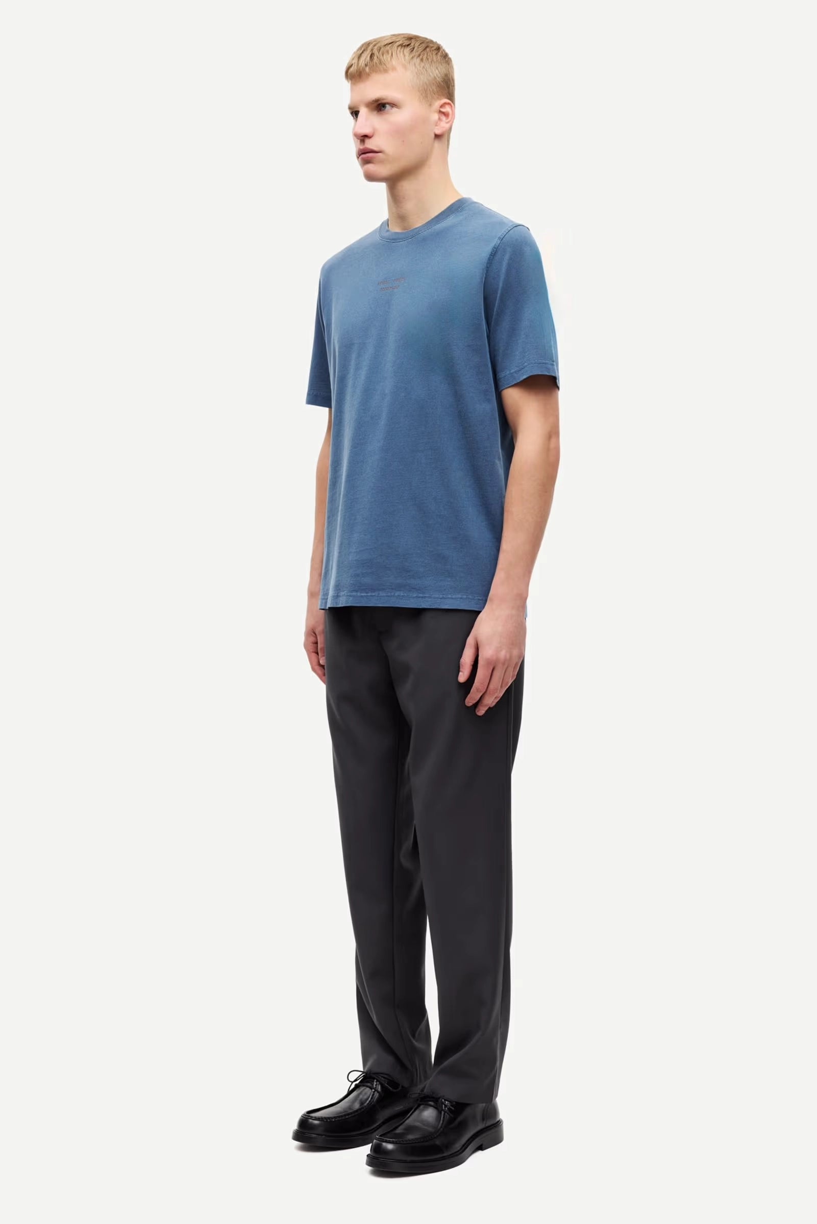 SAMSOE Samarcus T-shirt 15 Midnight NAVY: синий футболка для мужчин