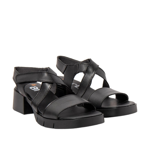 ART Varsovia Nappa Negro: schwarz Sandalen für Damen