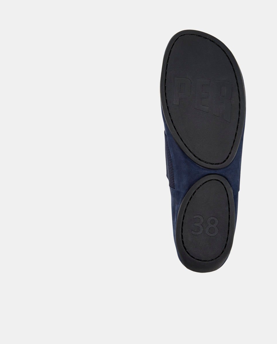 CAMPER Right Nina、Tascónのブルーレディースバレエシューズ
